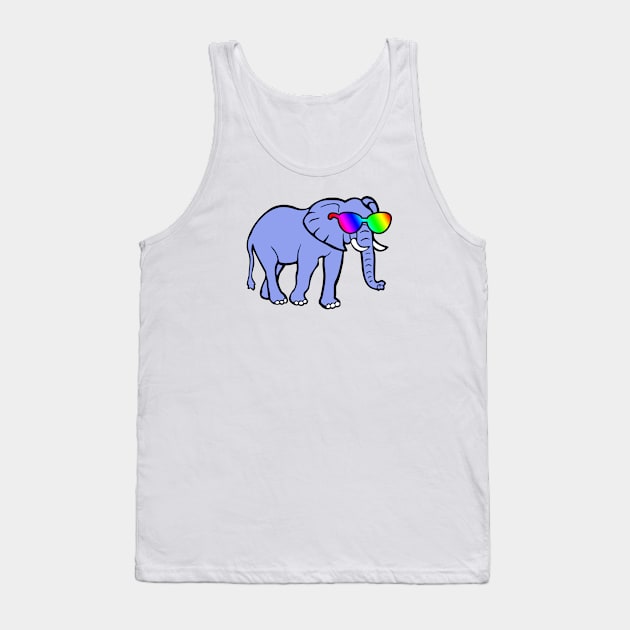 Cool Elephant Tank Top by SandraKC